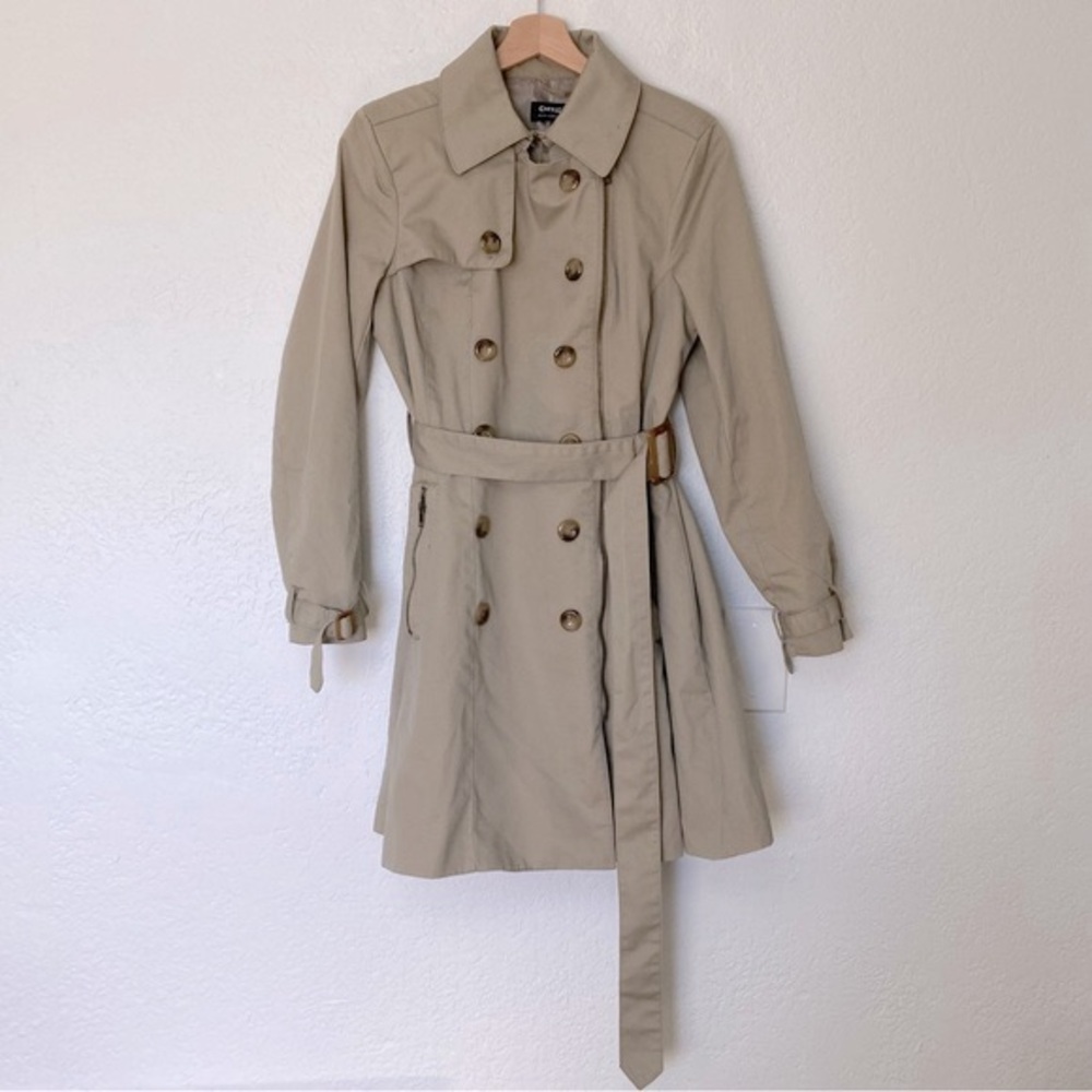 CoffeeShop‎ Tan Trench Coat, Youth L